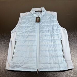 RLX Ralph Lauren Light Blue Zip Up Sweater